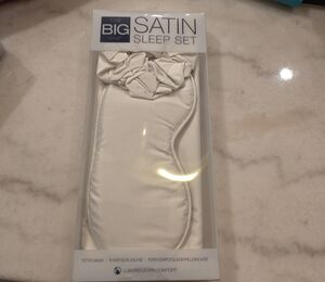 The Big One Satin Sleep Set - White